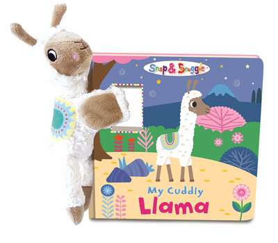 Lama Mea Dragalasa in Cutie - animalut de plus si carticica in limba engleza
